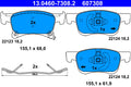 set placute frana,frana disc 13.0460-7308.2 ATE
