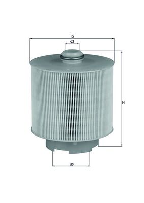Filtru aer LX 1006/1D MAHLE