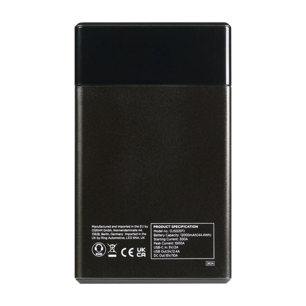 Jump starter pentru pornire masina Osram BATTERYjumpstart 1000TI - 12000 mAh - OJS020TI