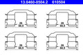 Set accesorii, placute frana 13.0460-0504.2 ATE