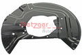 protectie stropire,disc frana 6115039 METZGER