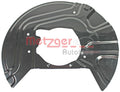 protectie stropire,disc frana 6115040 METZGER