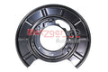 protectie stropire,disc frana 6115496 METZGER
