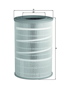 Filtru aer LX 2068 MAHLE