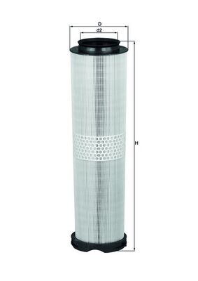 Filtru aer LX 816/5 MAHLE