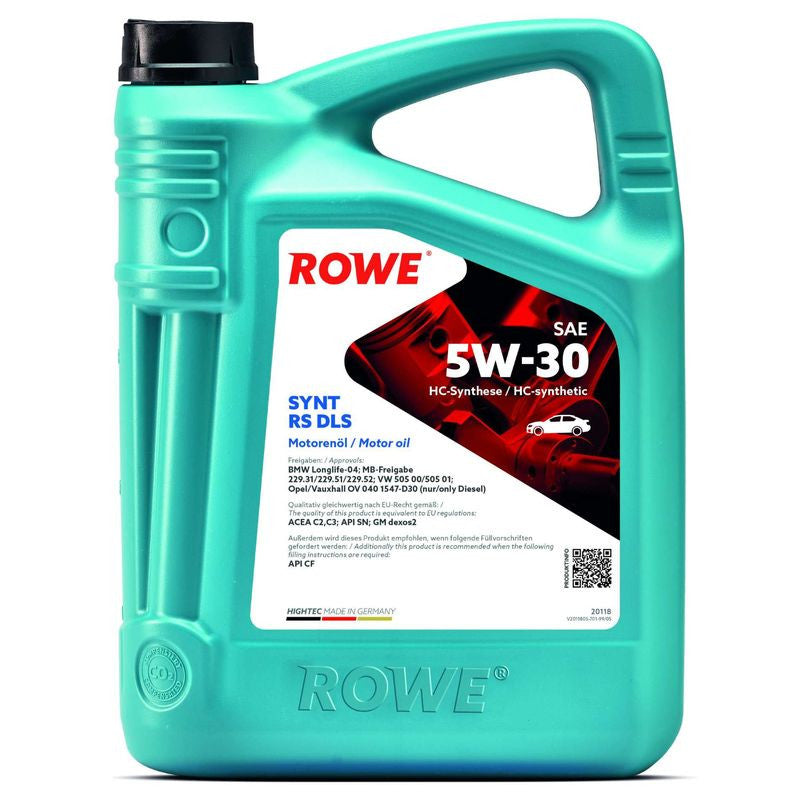ULEI MOTOR TURISME ROWE HIGHTEC SYNT RS DLS SAE 5W30 5L - 13521369