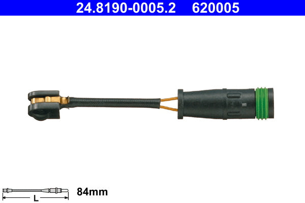 senzor de avertizare,uzura placute de frana 24.8190-0005.2 ATE