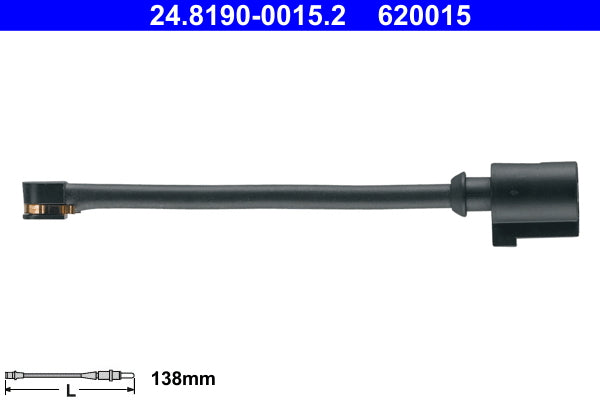 senzor de avertizare,uzura placute de frana 24.8190-0015.2 ATE
