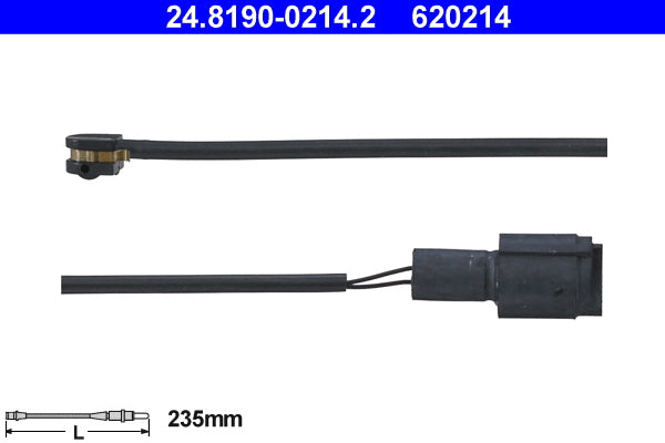 senzor de avertizare,uzura placute de frana 24.8190-0214.2 ATE