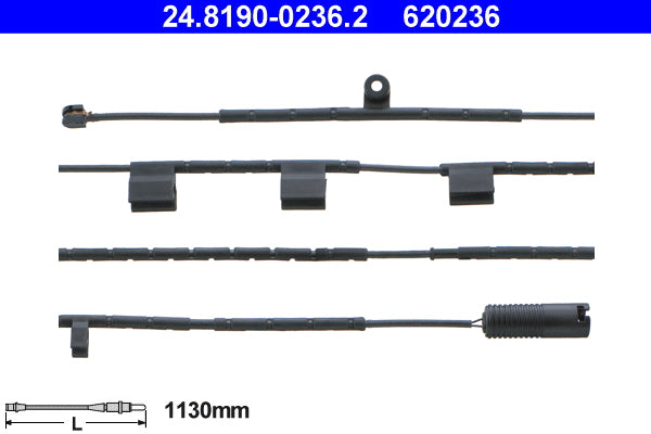 senzor de avertizare,uzura placute de frana 24.8190-0236.2 ATE