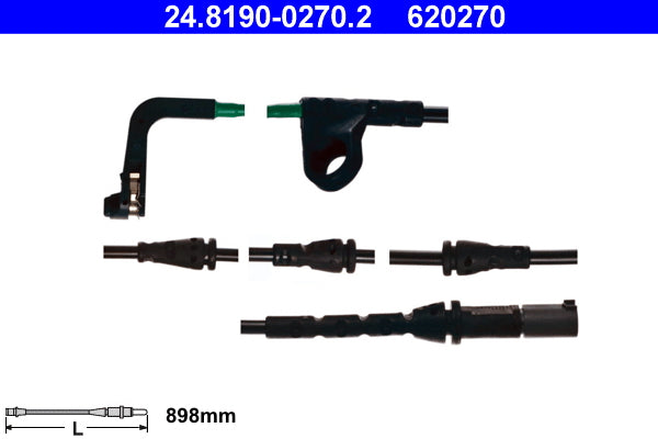 senzor de avertizare,uzura placute de frana 24.8190-0270.2 ATE