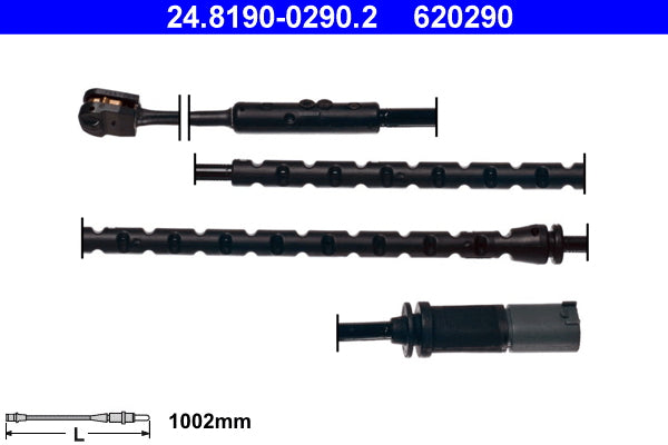 senzor de avertizare,uzura placute de frana 24.8190-0290.2 ATE