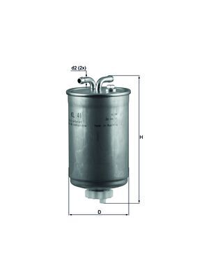 filtru combustibil KL 41 MAHLE