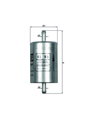 filtru combustibil KL 86 MAHLE