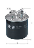 filtru combustibil KL 447 MAHLE