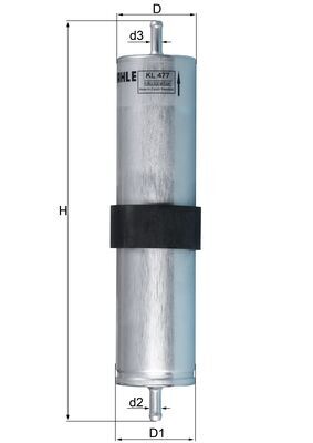 filtru combustibil KL 477 MAHLE