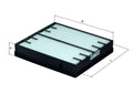 Filtru, aer habitaclu LA 98 MAHLE