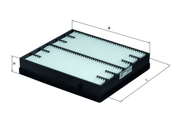 Filtru, aer habitaclu LA 98 MAHLE
