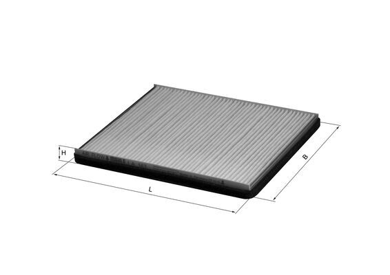 Filtru, aer habitaclu LA 143 MAHLE