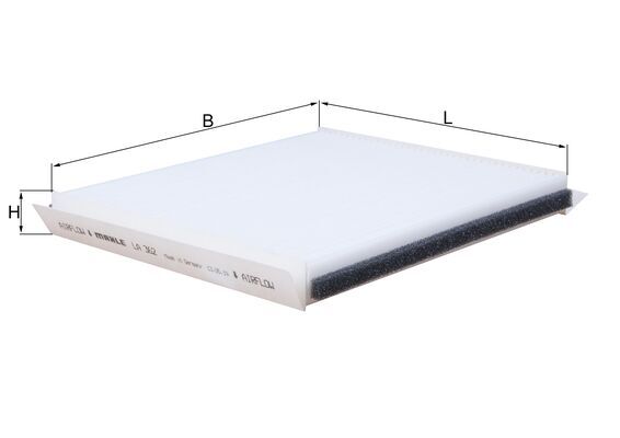 Filtru, aer habitaclu LA 362 MAHLE