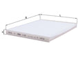 Filtru, aer habitaclu LA 396 MAHLE