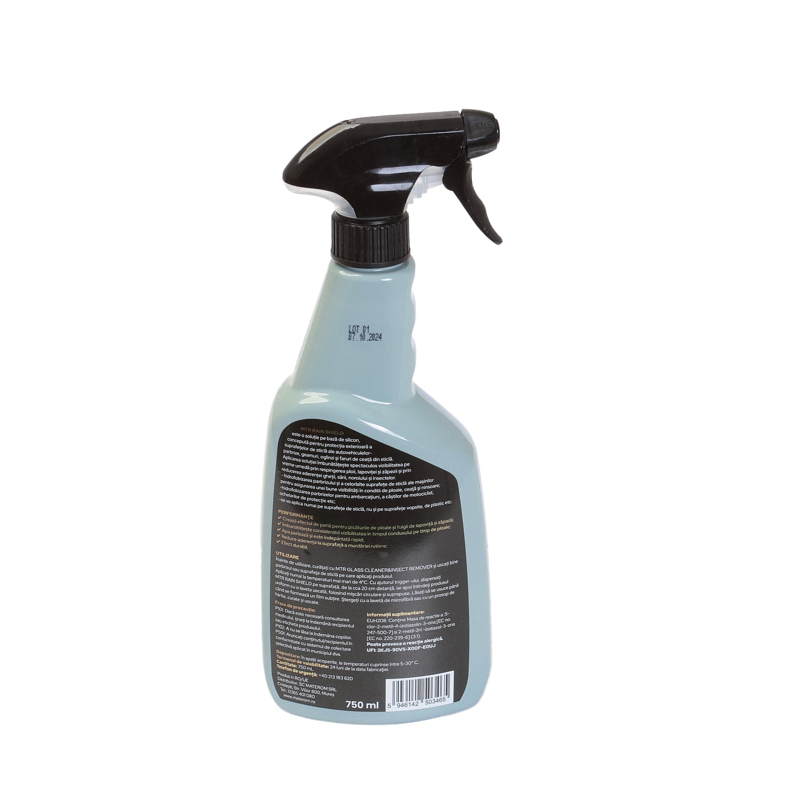 Solutie Premium MTR Hidrofobizant Parbriz 750 ml - 801670
