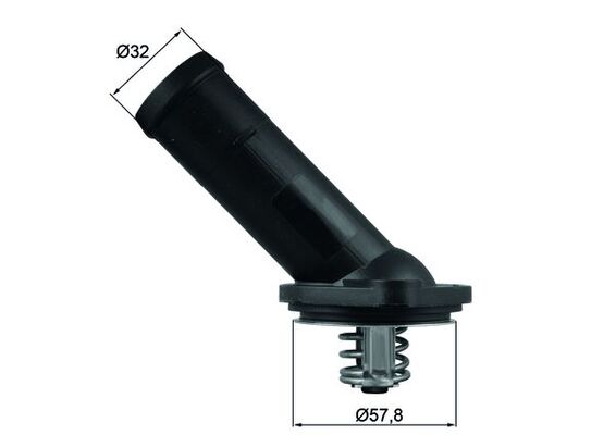 termostat,lichid racire TI 225 92D MAHLE