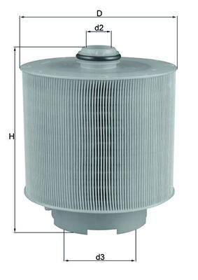 Filtru aer MAHLE LX 1006/2D