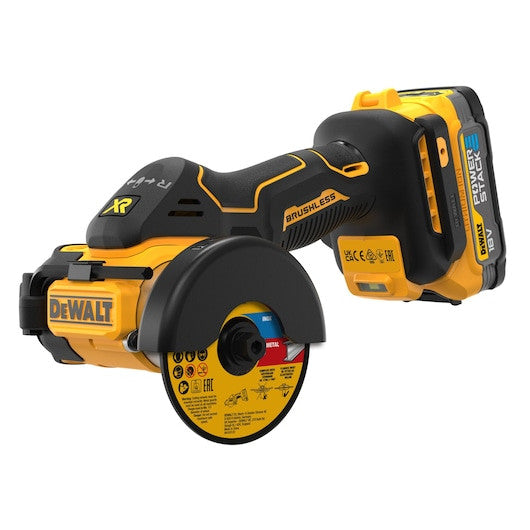 Sculă de debitat de 76 MM, cu motor fără perii, XR de 18 V - 1 X POWERSTACK Dewalt - DCS438E2TQW