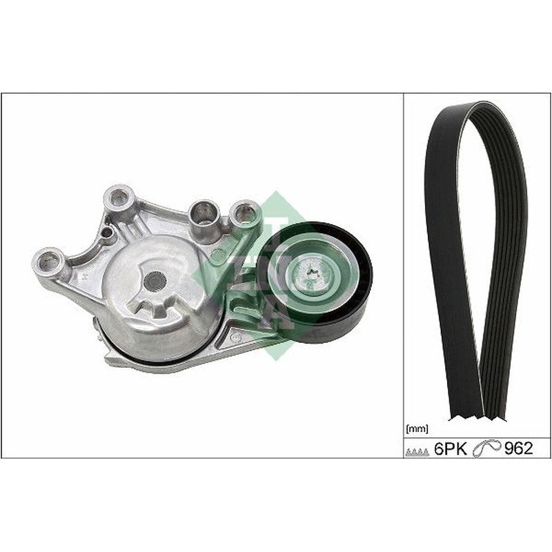 Set curea transmisie cu caneluri 529 0335 10 INA