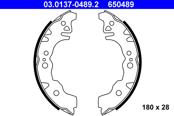 Set saboti frana 03.0137-0489.2 ATE