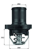 termostat,lichid racire TI 47 89 MAHLE