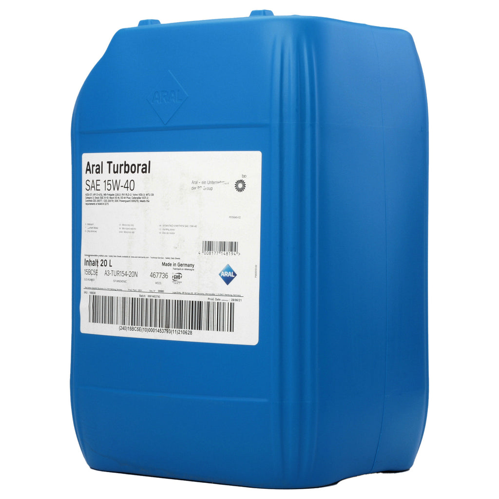 Ulei motor Aral Turboral 15W40 20L - 15BC5E