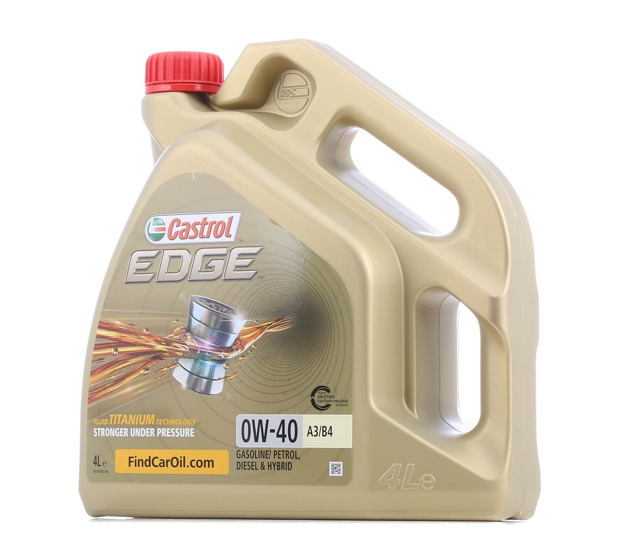 Ulei motor Castrol Edge 0W40 A3/B4 4L - 12201080