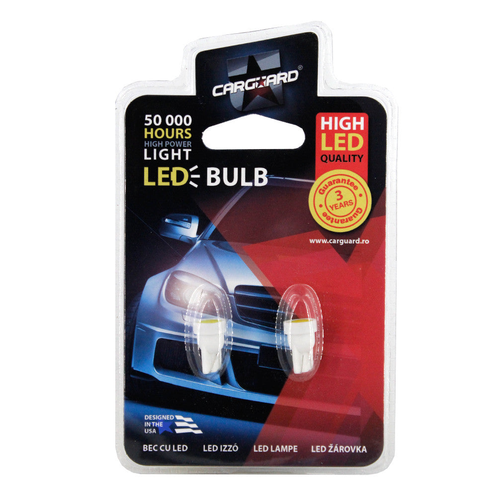 Bec MTR W5W 12V 1W Set 2 buc Carguard - CLD026
