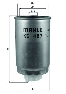 filtru combustibil KC 487 MAHLE