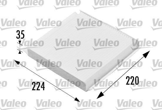 Filtru, aer habitaclu 698657 VALEO