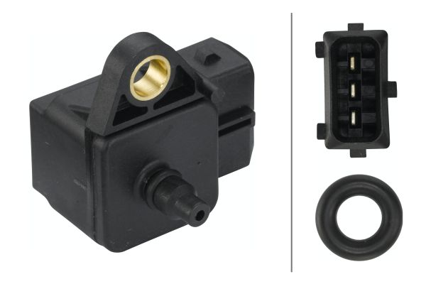Senzor, presiune galerie admisie 6PP 009 400-561 HELLA