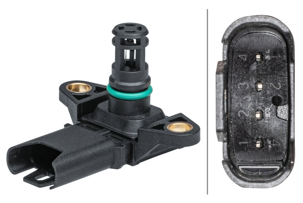 Senzor, presiune galerie admisie 6PP 009 403-241 HELLA