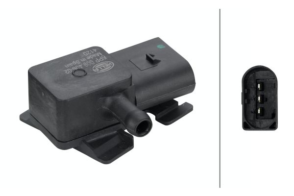 Senzor, presiune gaze evacuare 6PP 009 409-021 HELLA