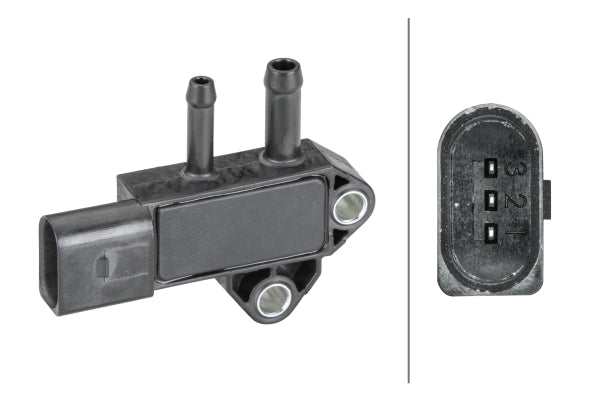 Senzor, presiune gaze evacuare 6PP 009 409-361 HELLA
