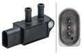Senzor, presiune gaze evacuare 6PP 009 409-631 HELLA