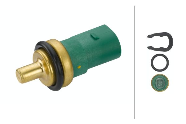 senzor,temperatura lichid de racire 6PT 009 107-141 HELLA