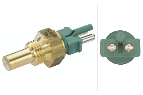 senzor,temperatura lichid de racire 6PT 009 309-041 HELLA