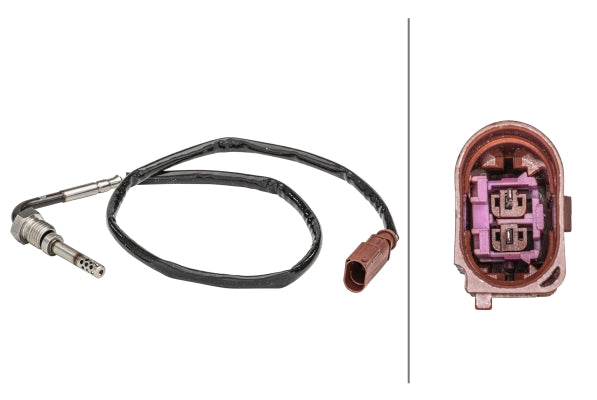 Senzor, temperatura gaze evacuare 6PT 358 181-011 HELLA