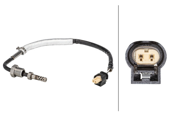 Senzor, temperatura gaze evacuare 6PT 358 181-061 HELLA