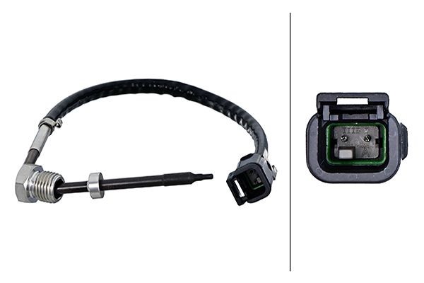 Senzor, temperatura gaze evacuare 6PT 358 181-801 HELLA