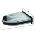 Filtru, aer habitaclu LA 413 MAHLE