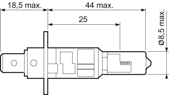 Bec Valeo H1 12V 55W P14,5s - 032003
