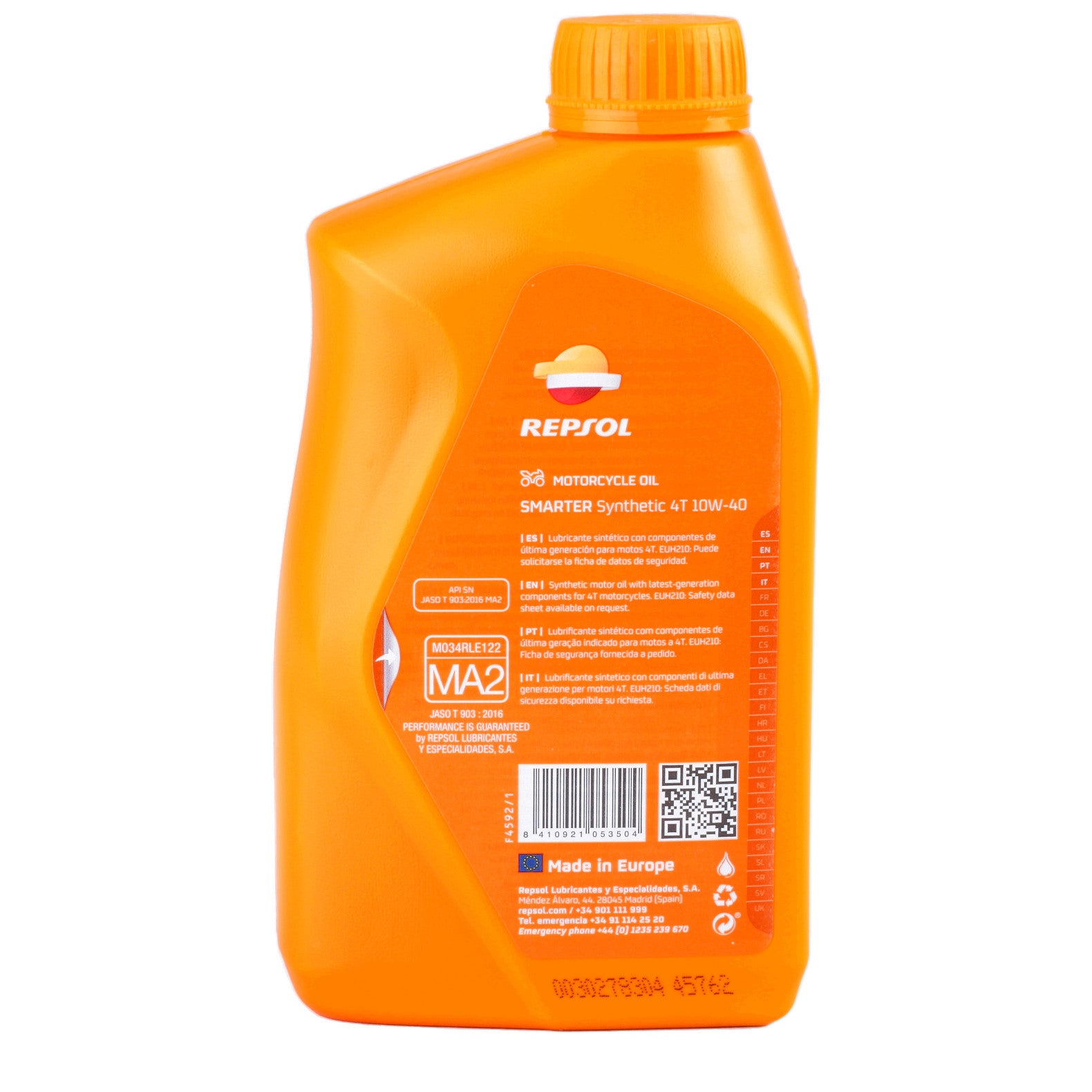 Ulei Repsol SMARTER SYNTHETIC 4T 10W40 1L - 12183725